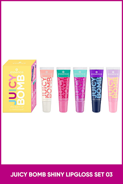 Essence Juicy Bomb Shiny Dudak Parlatıcısı 3'lü Set No: 03
