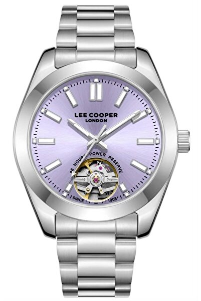 Lee Cooper Otomatik Mekanizma Çelik Saat Mor