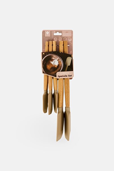 Gourmet 5 Pcs Spatula Set, Multicolor