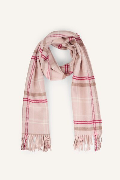 DeFacto Women's Plaid Patterned Tassel Scarf I2987Ax26Wn