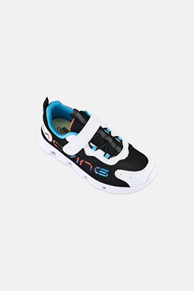Anta Kids Boy Velcro Closure Outdoor Shoes, Black