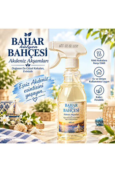 BAHAR BAHÇESİ ODA KOKUSU 400 ml AKDENİZ AKŞAMLARI