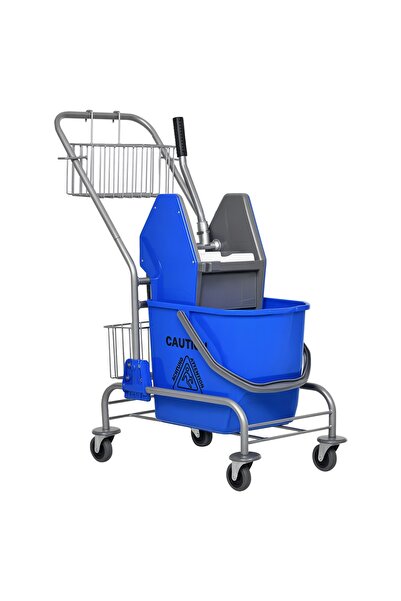 Generic Brand Găleată de curățenie, găleată pentru mop, cu roți, din plastic,...