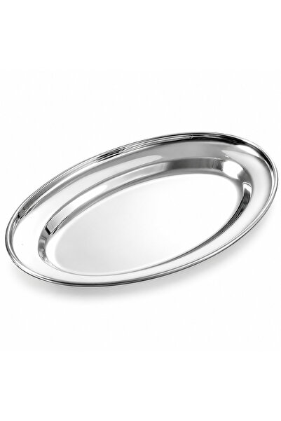 Blackstone Stainless Steel Deep Oval Serving Tray 40cm, Stackable Food Servin...