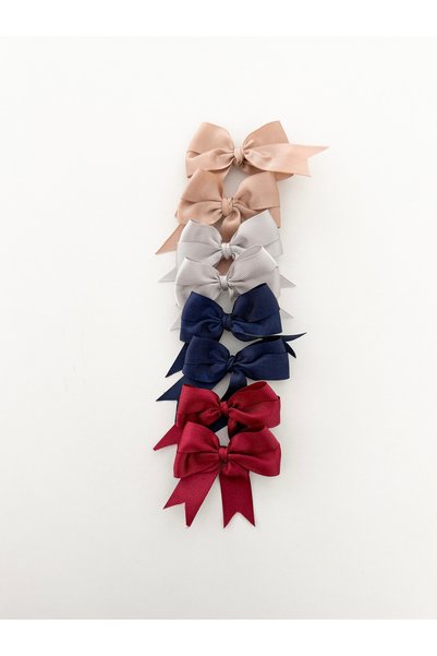 COOLMINIES Baby Girl Children's 8-Piece Bow Clip Buckle Set