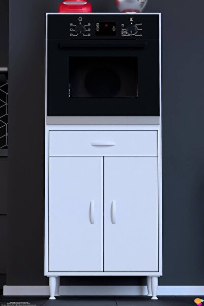 Modilayn ETHAN Ankastre Fırın Dolabı 60x125,3 cm Boyutunda - Çekmece, Kapak v...