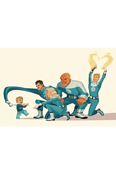 OEM Poster Familia Fantastic Four Primii Pași, 61x90 cm, poster5796