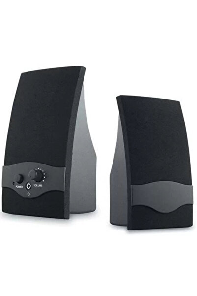 Hubrendy SH Snopy Sn-84 1+1 Siyah Usb Hoparlör - Speaker (2*2 Watt - 4 Ohm)