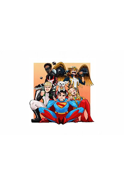 OEM Poster Superman Justice Gang Având Momente Memorabile, 61x90 cm, poster6086