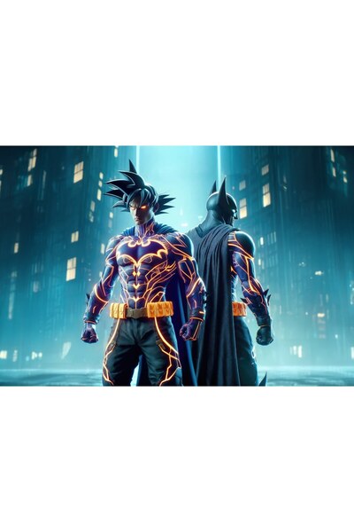 OEM Poster Goku și Batman: Echipa supremă, 61x90 cm, poster6970