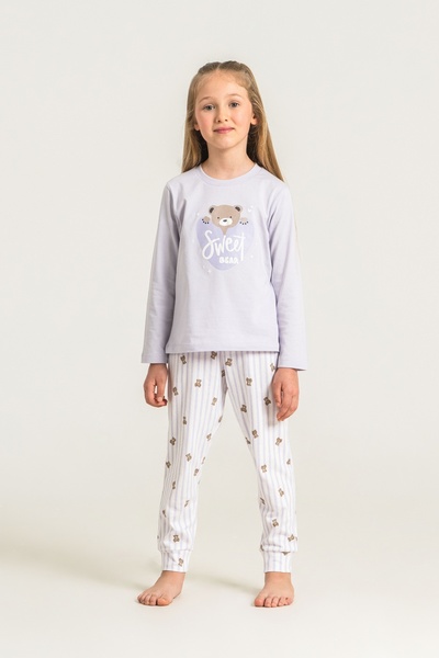 Rolypoly 100% Cotton Long Sleeve Girls' Pajama Set