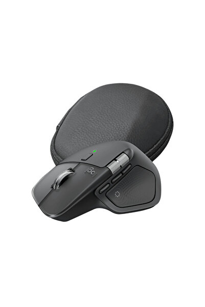 logitech MX Master 4 Bluetooth Mouse Grafit + Koruma Kılıfı