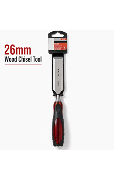 Generic Brand 26mm Wood Chisel, 60Cr-V Steel Beveled Edge Carpentry Chisel Wi...