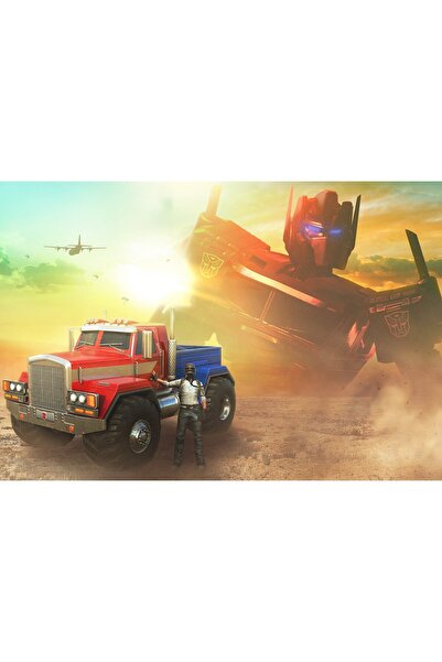 OEM Poster Transformers Optimus Prime X Pubg Helmet Guy, 61x90 cm, poster7076