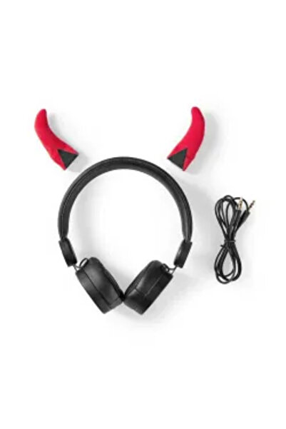 Nedis Danny Devil Animaticks Çıkarılabilir Aksesuarlı Kulak Üstü Çocuk Kulaklığı