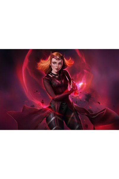 OEM Poster Scarlet Witch Cea mai puternică Răzbunătoare, 61x90 cm, poster6831