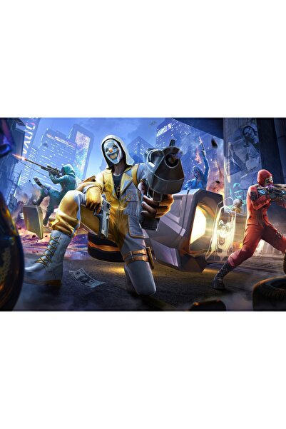 OEM Poster Garena Free Fire A 8-a Aniversare, Armă Evo Nouă, 61x90 cm, poster...