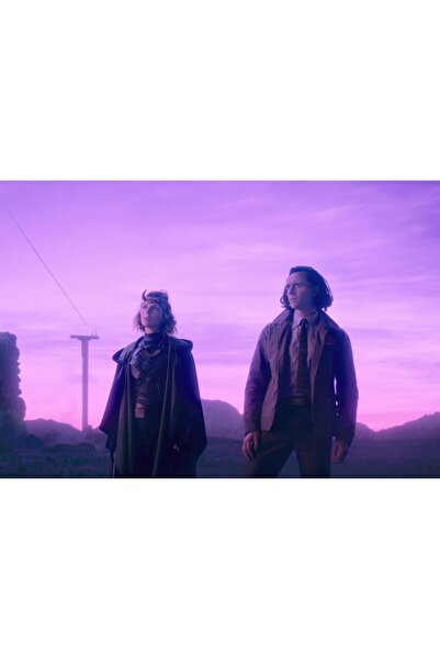 OEM Poster Sophia Di Martino și Tom Hiddleston din Loki Sezonul 2, 61x90 cm, ...