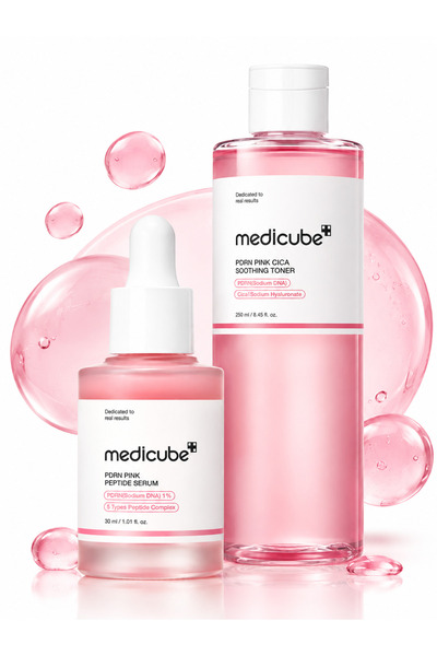 Medicube PDRN Pink Hydration & Peptide Duo Set – PDRN Pink Cica Soothing Tone...