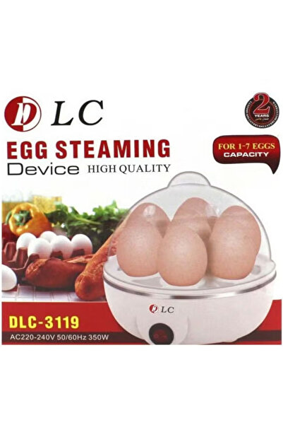 Generic Brand جهاز طهي البيض بالبخار بقدرة 350 وات 350 W DLC3119 أبيض/ شفاف