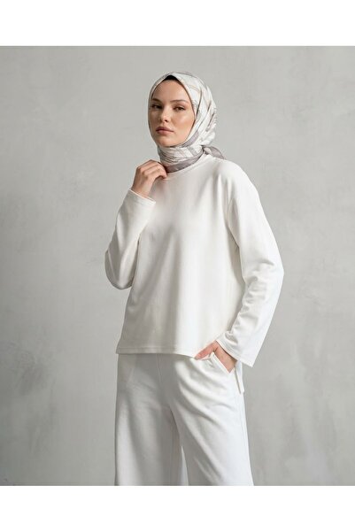 Lunsera Store تونيك أوشو بفتحة جانبية - إكرو
