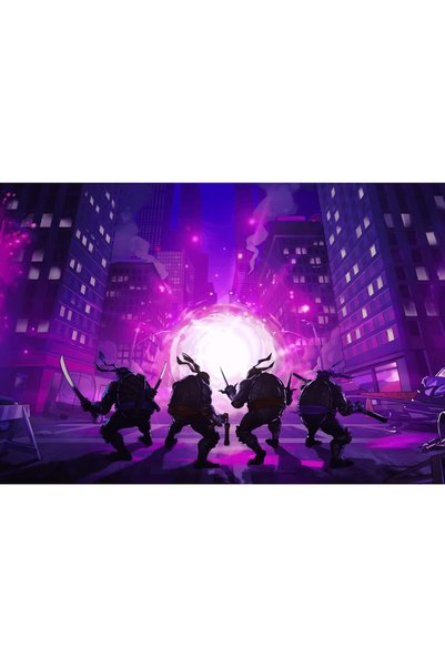 OEM Poster Teenage Mutant Ninja Turtles Splintered Fate Game, 61x90 cm, poste...