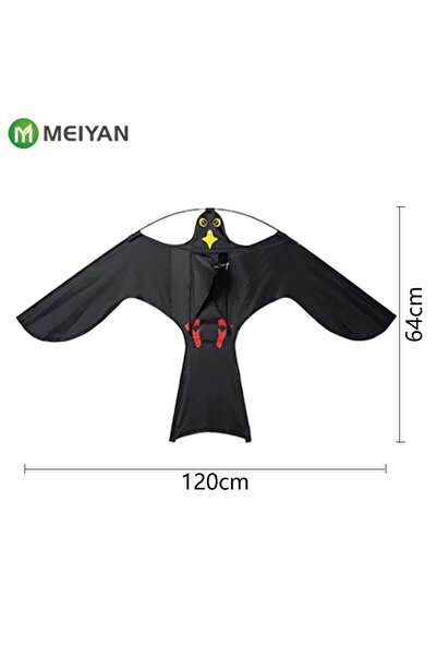 Generic Brand Flying Eagle Bird Repellent Kite with 4M Adjustable Pole & Stak...