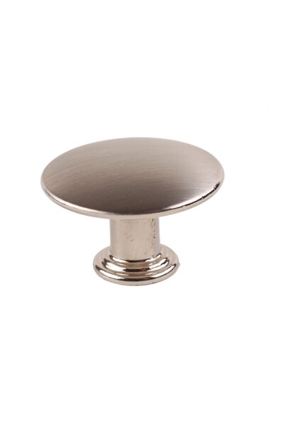 Yc Dekor Mussel Inox Button Handle Luxury Country Kitchen Furniture Cabinet D...