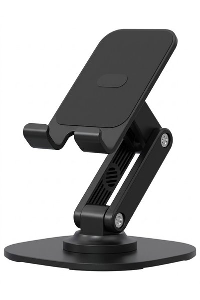 Generic Brand Universal Foldable Alloy Phone Stand – Adjustable Desktop Holde...