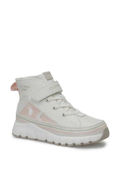 U.S. Polo Assn. KELTES JR Bej Kız Çocuk High Sneaker