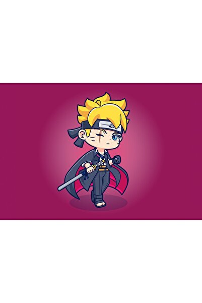 OEM Poster Boruto Naruto Next Generations Minimal 5k, 61x90 cm, poster7511