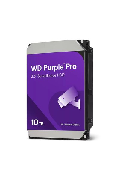 WESTERN DIGITAL Purple Pro WD102PURP 10 TB 3.5" 512 MB 7200 RPM SATA 3 7/24 Güvenlik Kamerası
