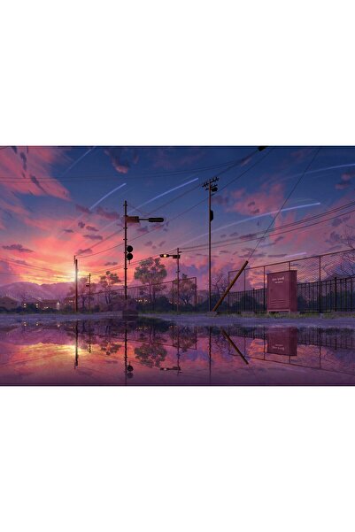 OEM Poster Anime Fusion City And Nature Harmony, 61x90 cm, poster7360