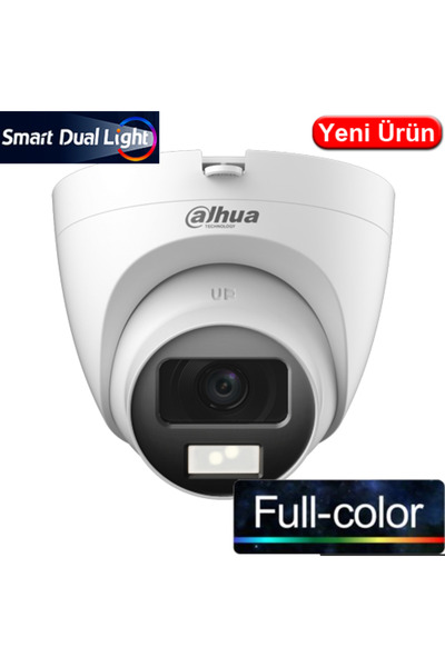 HAC-T1A21-U-IL 2 MP 2.8 mm Smart Dual Light Dome HDCVI 4in1 Kamera
