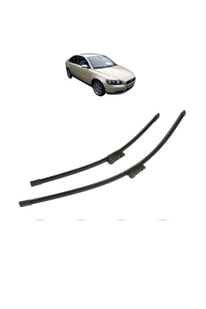 Bosch Set of 2 Wipers VOLVO S40 II (544) 2004-2012, for windshield, Aerotwin