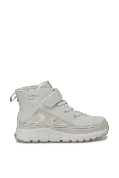 U.S. Polo Assn. KELTES JR Bej Kız Çocuk High Sneaker