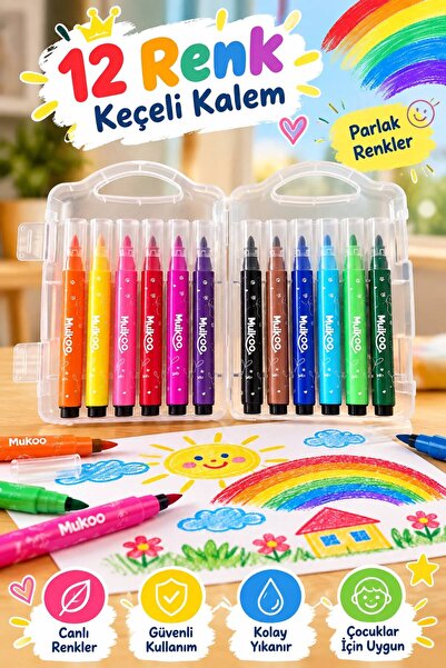 Keçeli Kalem 12'li Paket