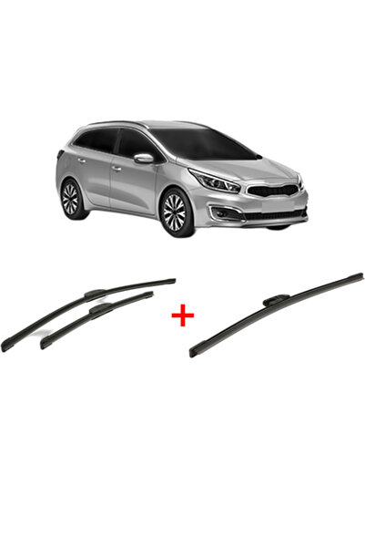 Bosch Σετ 3 υαλοκαθαριστήρων για KIA CEED Sportswagon (CD) 2018 - 2020, για π...