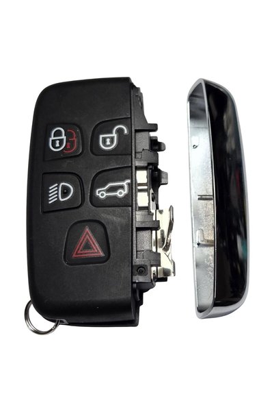 MATY KEY Carcasă cheie, 5 butoane, plastic rezistent, pentru Jaguar F-Type XJ XF XE F-Pace