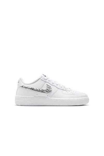 Nike Air Force 1 Print Gs Beyaz Sneaker Ayakkabı Juststep
