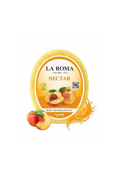 La Roma Scent Your Story Burete de baie exfoliant La Roma Nectar Sponge, cu s...