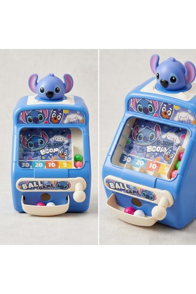 Toybox Kids Mini Pinball Game Machine with Flip Levers, Desktop Arcade Ball G...
