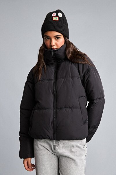 DeFacto Regular Fit Dik Yaka Şişme Mont H3822AX26AU