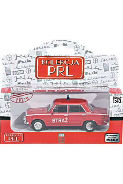 Granit Fiat 125P Pompieri 7,2 x 3 x 3,2 cm model 1:43 Colecția Republicii Pop...