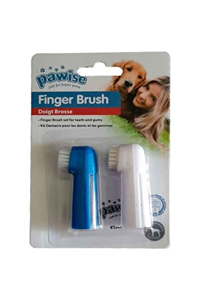 Pawise Köpekler İçin Parmak Diş Fırçası (2'li)
