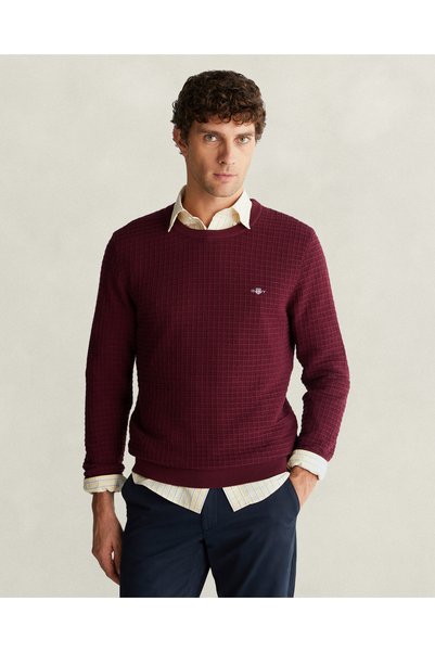 Gant Erkek Pembe Regular Fit Kazak
