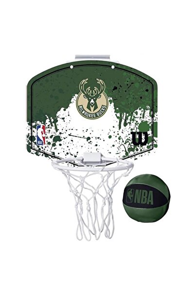 Wilson Μίνι Στεφάνι Μπάσκετ Ομάδας NBA Μιλγουόκι Μπακς Ενιαίο Μέγεθος