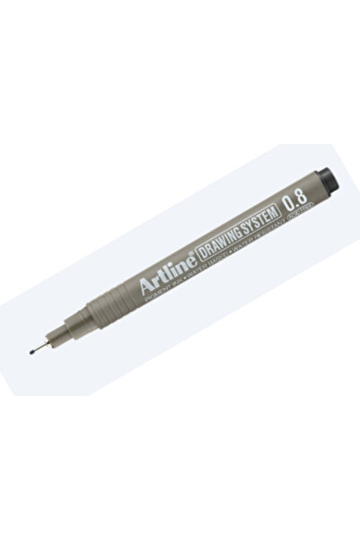 artline ارت لاين - قلم رسم هندسي وتحديد 0.8 ملم - علبة عبوة 12 قلم - لون أسود