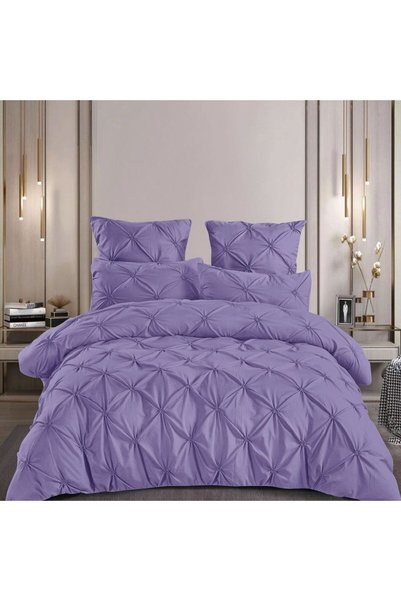 Generic Brand Finet pleat Duvet Cover Set , 6 pieces, premium comfort