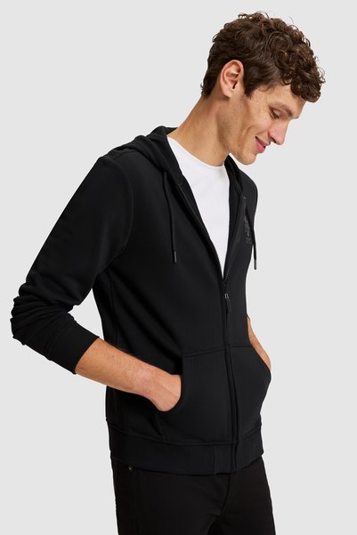 U.S. Polo Assn. Men's Black Knitted Cardigan 50329420-Vr046